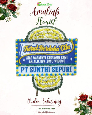 Papan Bunga Duka di 28 Ilir