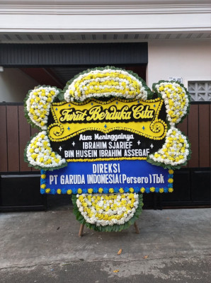 Papan Bunga Duka di 28 Ilir